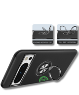 Hoesje voor Google Pixel 8a zwart met Ringhouder