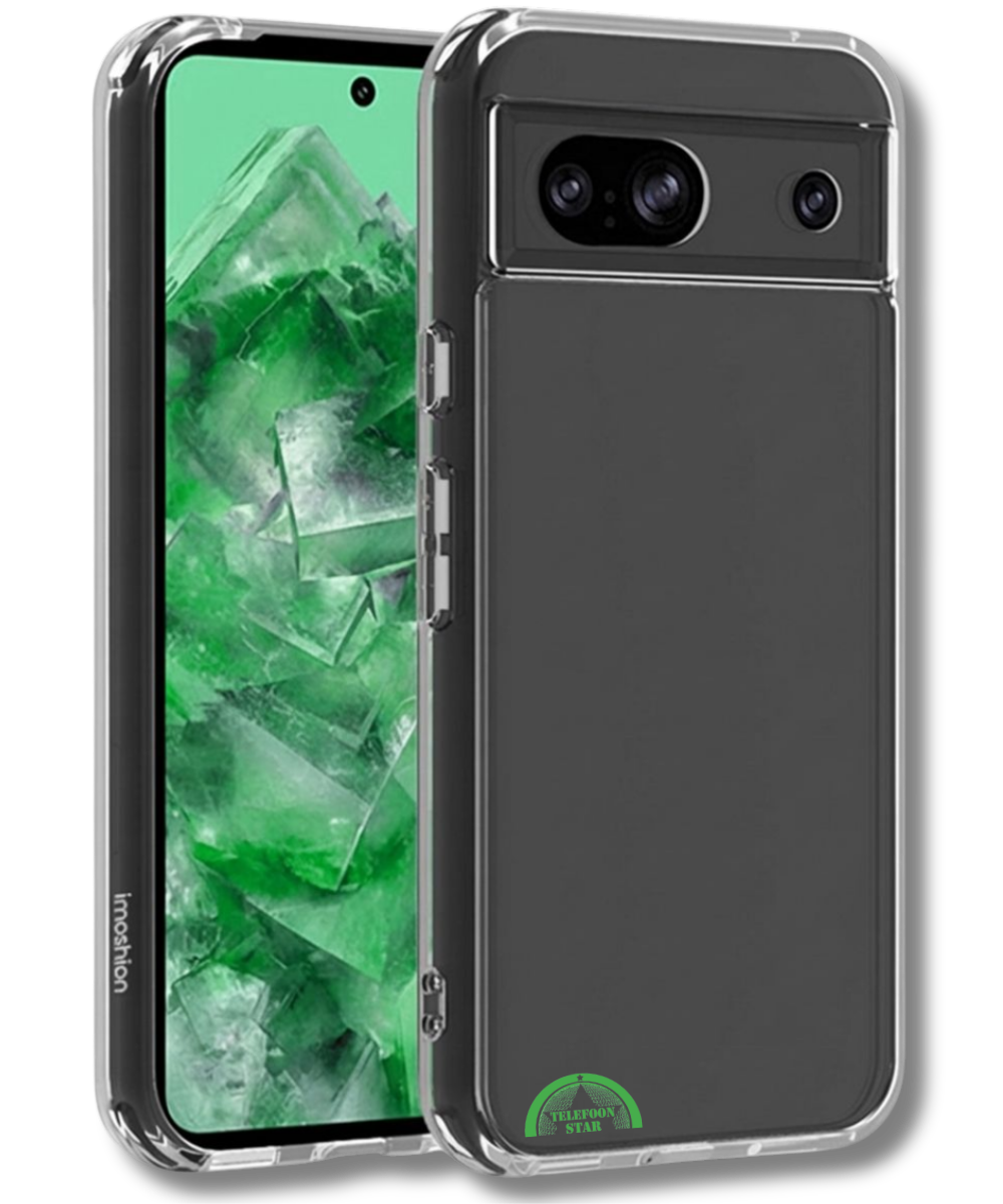 Hoesje voor Google Pixel 8a Transparant stevige sluiting