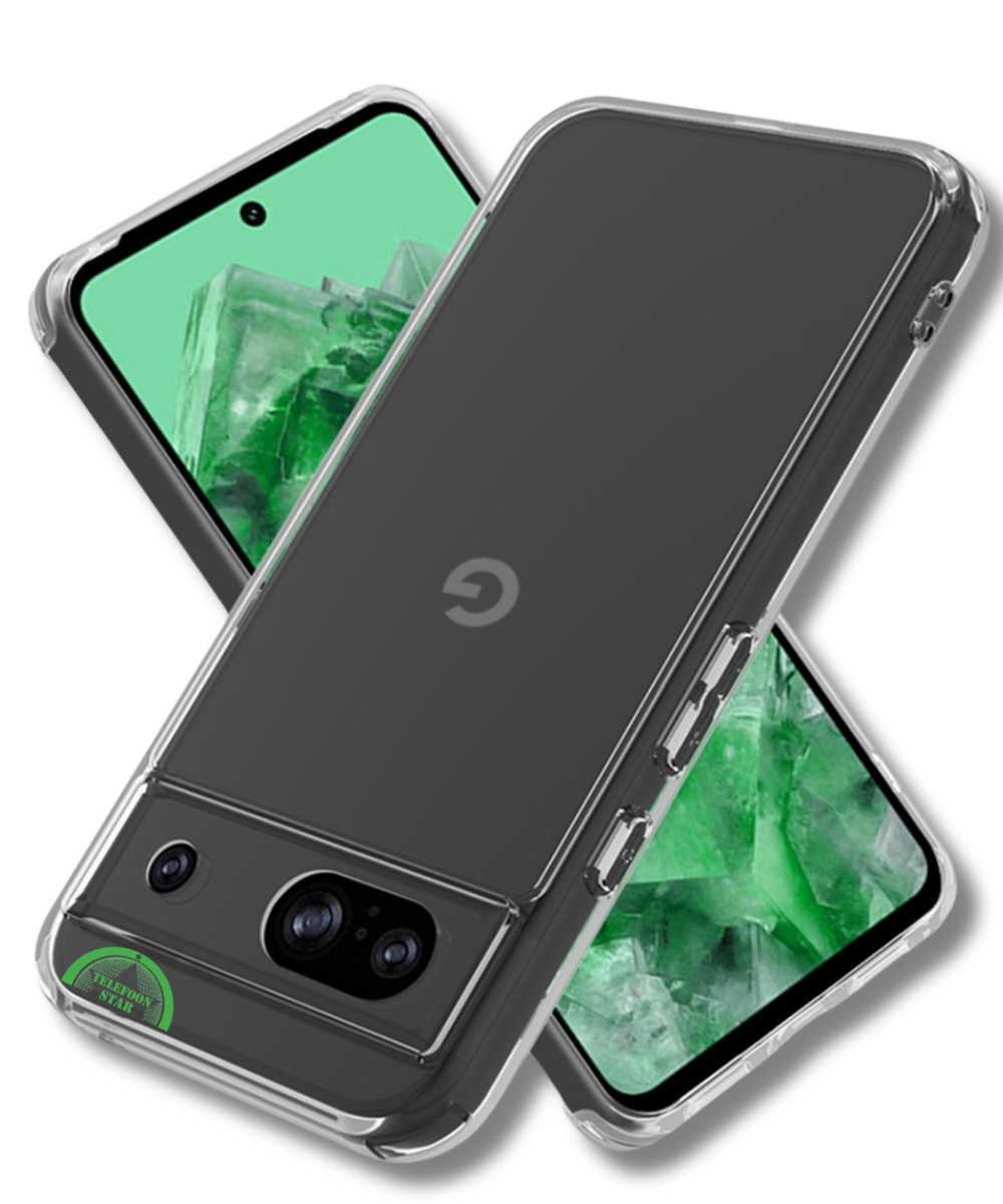 Hoesje voor Google Pixel 8a Transparant stevige sluiting