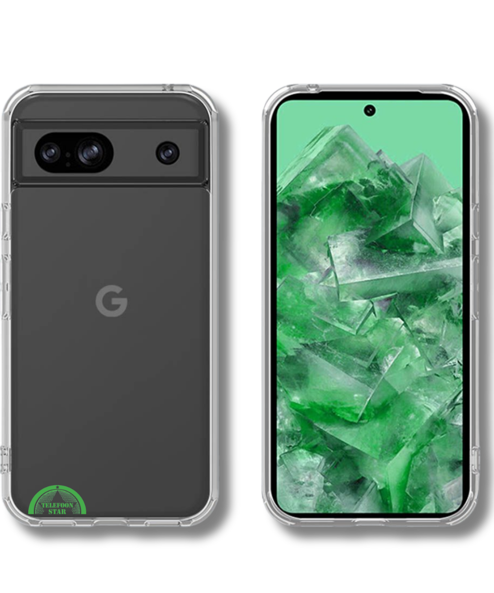 Hoesje voor Google Pixel 8a Transparant stevige sluiting