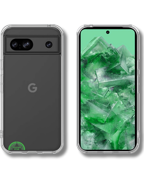 Hoesje voor Google Pixel 8a Transparant stevige sluiting