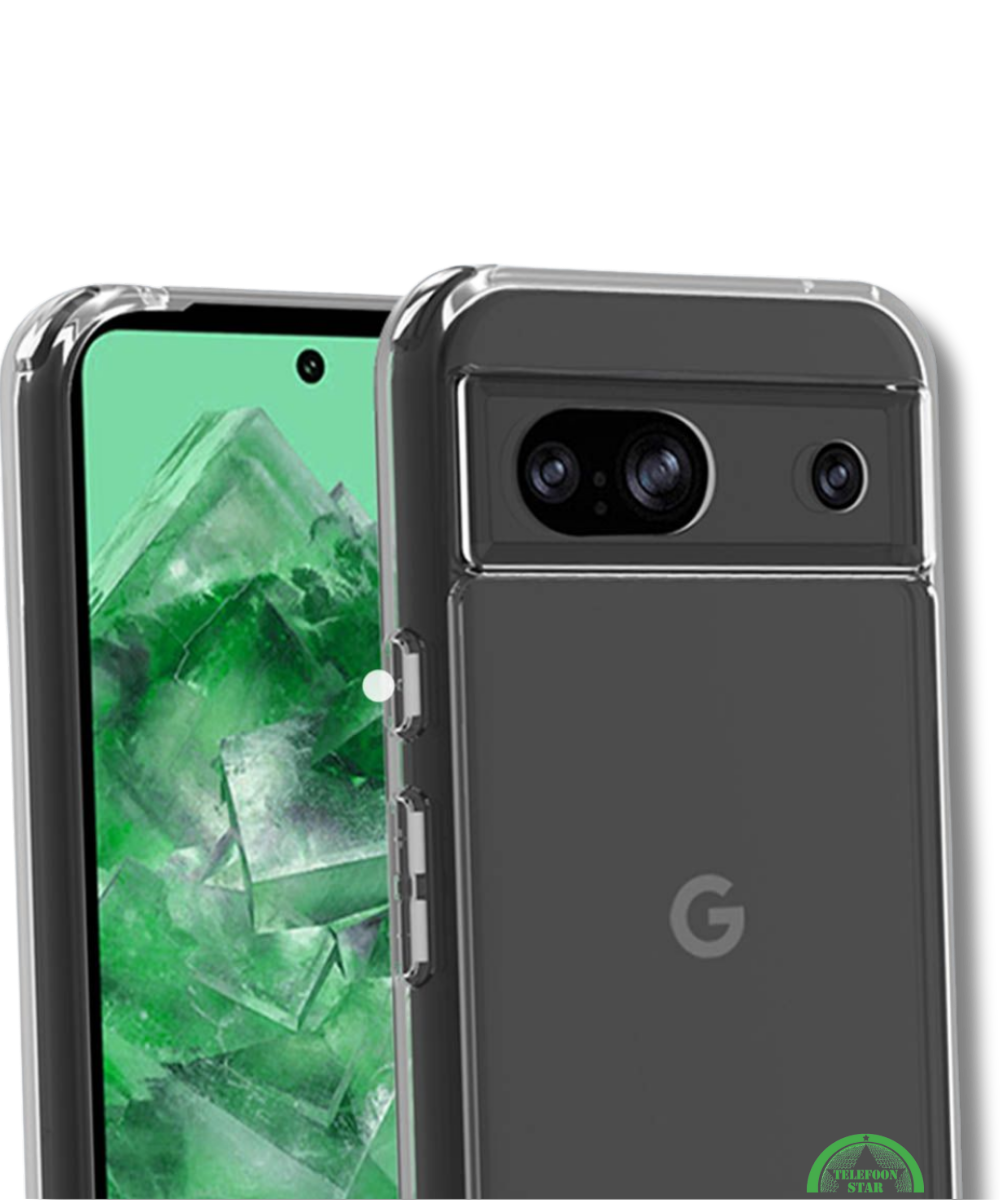 Hoesje voor Google Pixel 8a Transparant stevige sluiting