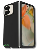 Hoesje Google Pixel 9 Pro Fold Zwart Backcover met sluit strak aan