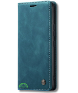 Hoesje Google Pixel 9 Pro XL Groen Bookcase Met Pasjeshouder