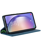 Hoesje Google Pixel 9 Pro XL Groen Bookcase Met Pasjeshouder