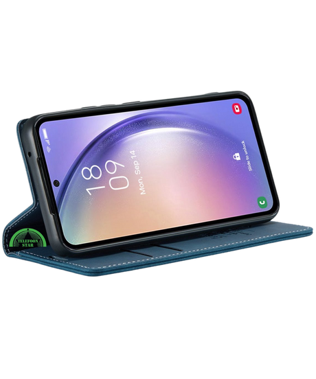 Hoesje Google Pixel 9 Pro XL Groen Bookcase Met Pasjeshouder