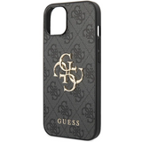 iPhone 15 Hardcase | Guess Gouden Logo | Backcover Grijs