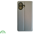 Boek case Grijs cover iPhone 16 Plus