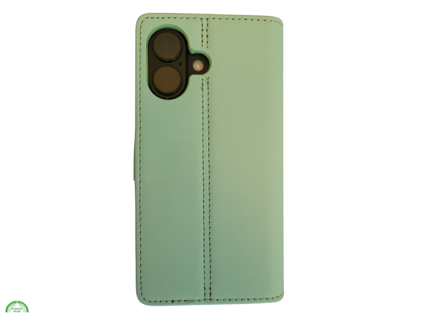 Boek case Groen cover iPhone 16