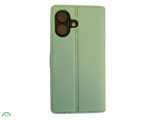 Boek case Groen cover iPhone 16 Plus