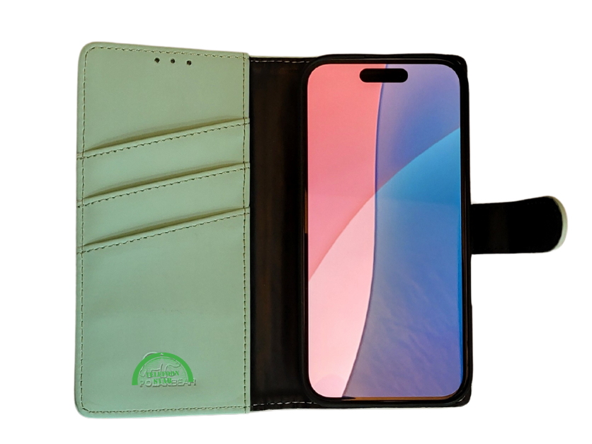 Boek case Groen cover iPhone 16