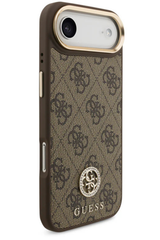 Guess iPhone 17 Air Crossbody Hoesje met Band &ndash; Luxe MagSafe Bescherming in Bruin Design