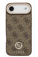Guess iPhone 17 Air Crossbody Hoesje met Band &ndash; Luxe MagSafe Bescherming in Bruin Design