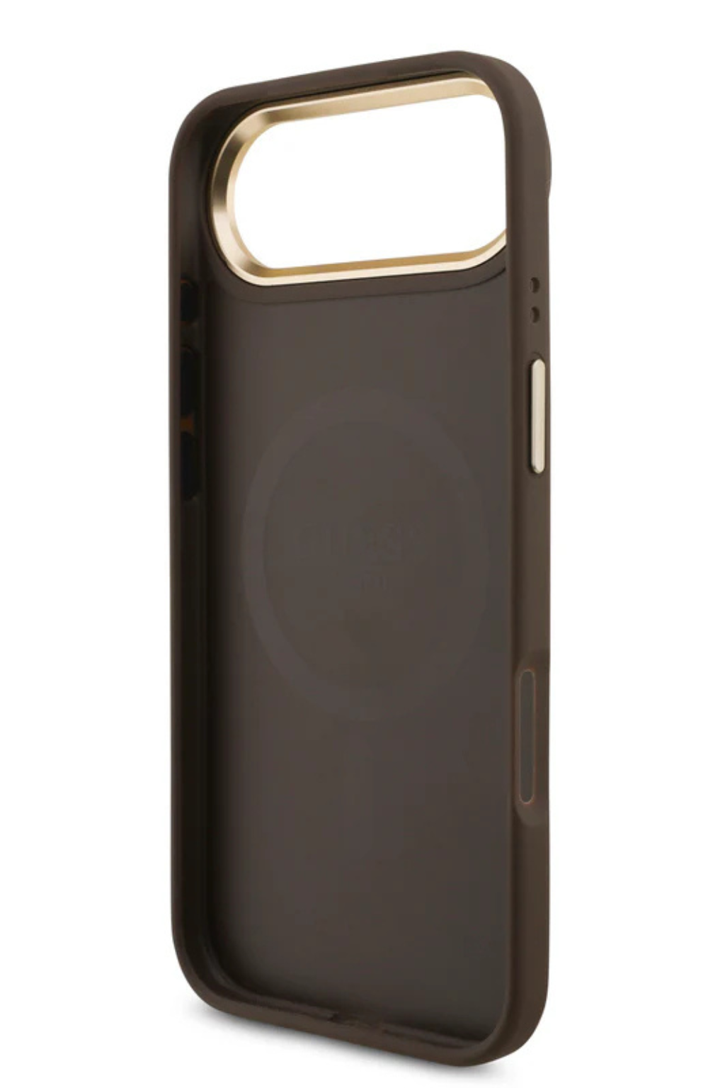 Guess iPhone 17 Air Crossbody Hoesje met Band &ndash; Luxe MagSafe Bescherming in Bruin Design