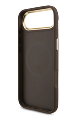 Guess iPhone 17 Air Crossbody Hoesje met Band &ndash; Luxe MagSafe Bescherming in Bruin Design