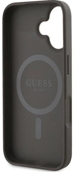 Guess MagSafe Hoesje Bruin voor iPhone 16 Plus
