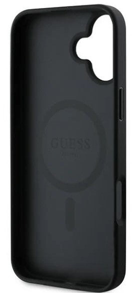 Guess MagSafe Hoesje Zwart iPhone 16 Plus