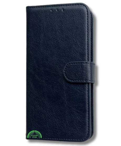 Hoesje voor Samsung A57 Blauw Bookcase Magnetisch met Pasjeshouder