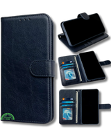 Hoesje voor Samsung A57 Blauw Bookcase Magnetisch met Pasjeshouder