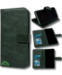 Hoesje voor Samsung A57 Groen Bookcase Magnetisch met Pasjeshouder