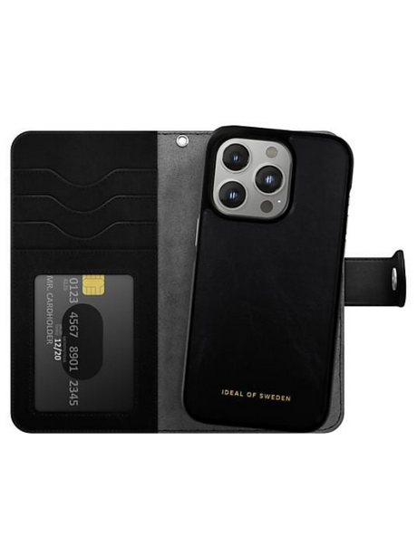 Zwart Wallet Hoesje iPhone 13 Pro &ndash; Luxe &amp; Kaartvakken | Telefoonstar