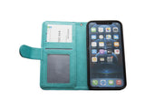Hoesje iPhone 12/12 Pro Boekmodel - Turquoise