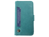 Hoesje iPhone 12/12 Pro Boekmodel - Turquoise