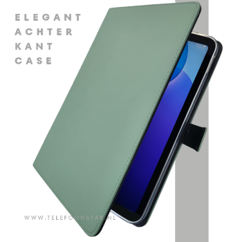 iPad 10 de Gen 2022 Hoes Luxe Groene Bookcase 10.9 inch Schokbestendig