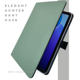 iPad 11e Gen 2025 Hoes Luxe Groene Bookcase 11 inch Schokbestendig