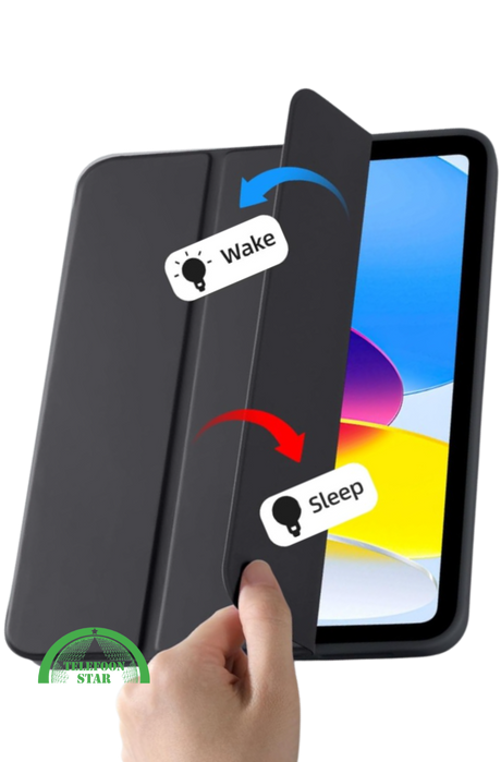 Beschermhoes voor iPad 10.9 (2022 / 10th Gen) &ndash; Slim Cover met Drie-Delige Stand