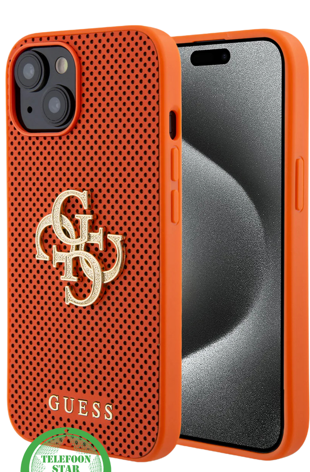 iPhone 13 Hoesje Met Ventilatie &amp; Goud Accent