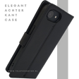 iPhone 16 Hoesje - Luxe Zwarte Bookcase, Wallet Case met Magneetsluiting