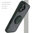 iPhone 16 Plus hoesje groen transparant met MagSafe ring en schokbestendige