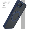 iPhone 16E Hoesje MagSafe Compatibel Blauw Schokbestendig