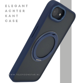 iPhone 16E Hoesje MagSafe Compatibel Blauw Schokbestendig