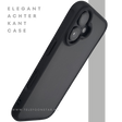 iPhone 16 hoesje mat zwart transparant schokbestendige cover