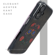 iPhone 16 hoesje transparant met kleurrijke skull print en extra bescherming