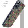 iPhone 16 hoesje transparant met lieveheersbeestjes print en schokbestendige bescherming