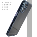iPhone 16 hoesje transparant met schokbestendige bescherming en strakke afwerking