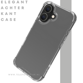 iPhone 17 hoesje transparant schokbestendig cover met extra bescherming