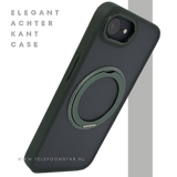 iPhone 16e Hoesje MagSafe Compatibel Groen Schokbestendig
