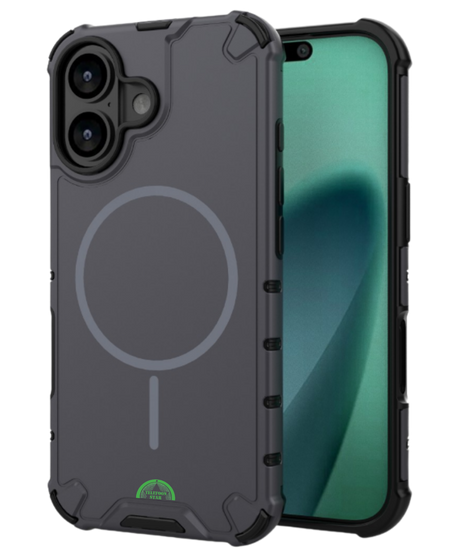 Hoesje voor iPhone 17 Grijs Tough Armored Magnetic Magsafe Case