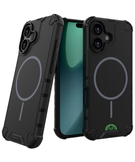 Hoesje voor iPhone 17 Grijs Tough Armored Magnetic Magsafe Case