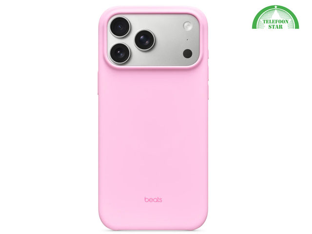 Roze Siliconen Hoesje voor iPhone 17 Pro &ndash; Zachte Bescherming met Luxe Look