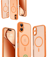 Hoesje voor iPhone 17 Oranje Slank SunGlow Mag Protect Case