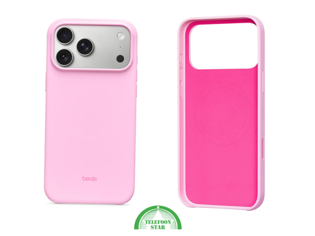Roze Siliconen Hoesje voor iPhone 17 Pro &ndash; Zachte Bescherming met Luxe Look