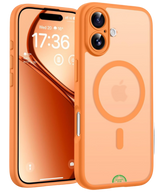Hoesje voor iPhone 17 Oranje Slank SunGlow Mag Protect Case