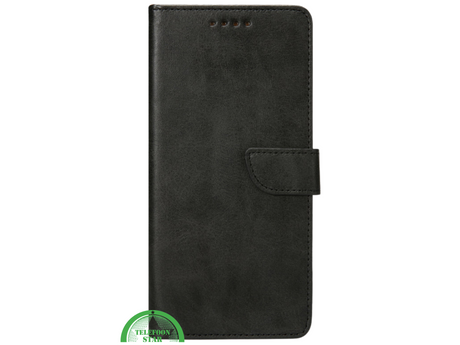 Bookcase iPhone 17 Air Zwart &ndash; Klassieke Leren Look &amp; Volledige Bescherming