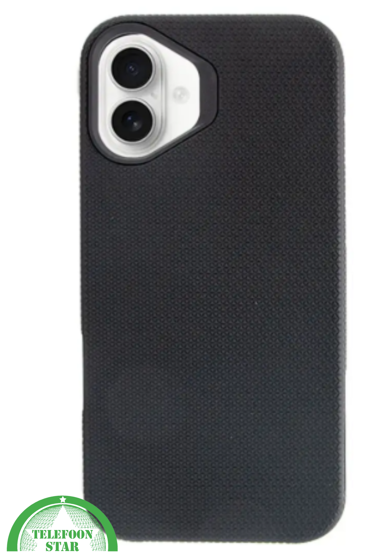 iPhone 17 Hoesje Zwart &ndash; Anti-Shock Bescherming &amp; Grip Achterkant