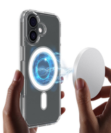 iPhone 17 Transparant MagSafe Hoesje Kristalheldere Bescherming met Magnetische Oplaadondersteuning